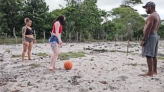 Stepdad Scores Big with Busty Stepdaughters in Hot Threesome