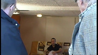 Big Boobed Blonde Slut Gets Gangbanged