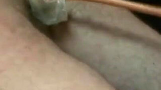 Humiliating gas mask whipping
