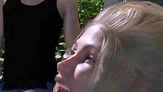 Hot MILF Step-mom Thanks Me for Saving Her in Park!!