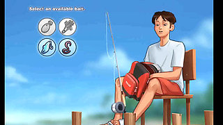 Summertime saga: guy caught two lesbians having sex ep 146