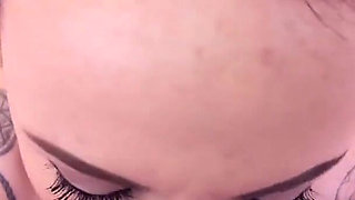 Petite redhead teen Chloe Carter POV blowjob deepthroat