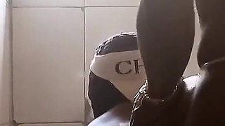 Sneaked the Maid Into the Bathroom and Fucked the Hell Out of Her
