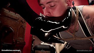 Tattooed Goddess anal fucking man