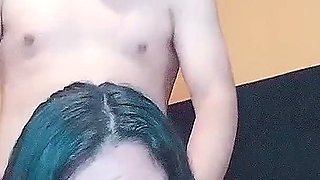 Big-assed Unfaithful Latina Wife Fucks on All Fours