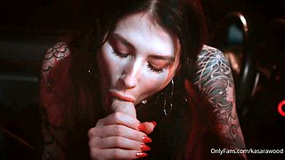 Hot Brunette Girlfriend POV Blowjob