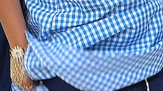 Komal Went to the Teacher to Plead with Her for the 12th Exam, and Agreed to Take Her Entire Pussy Under Her Pussy