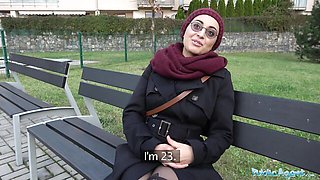 Public Agent featuring Yasmeena's sex for cash clip
