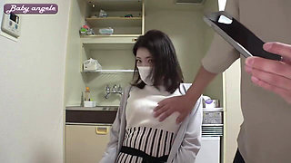 Elegant Quiet Wife. F Cup Droop Bust and Unexpectedly Sensual Tongue Tease - Part1