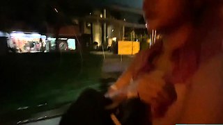 Big tits Thai teen really gets into it