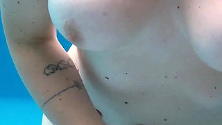 My Darling Fucks Me in the Pool of the Villa!