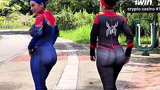 Extreme ass fucking with Jenifer Play on Halloween - anal