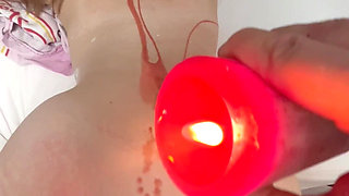 Hot Wax Session While We're Having Sex