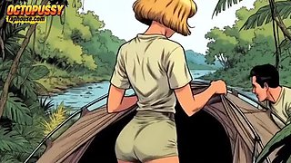 White Wife Nancy Gets Fucked Hard by a Big Black Jungle Cock