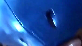 Wife practicing to suck three cocks in Gloryhole
