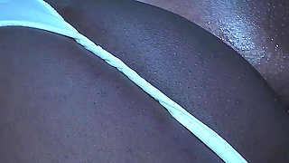 Interracial Panty Anal Fuck and Cum Inside Ass