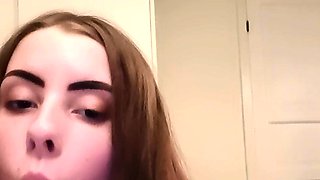 Amateur sexy teen brunette posing