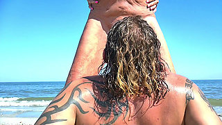 NS on the beach