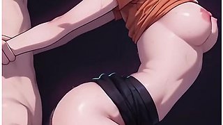 Brunette Orange Top Bent Ecstasy Dark Stage Blonde Ponytail Temple Lap Sex