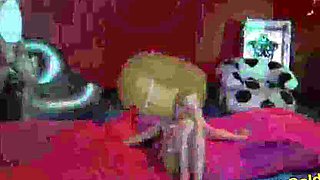 Raunchy dp gang-bang for kinky light-haired with gigantic funbags