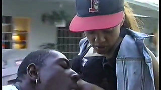 Black beauty will do anything to satisfy Ron Jeremy and his black friend