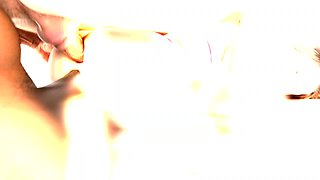 Piss drinking slut Lenna Ross first time to Gonzo with 4on1 Airtight