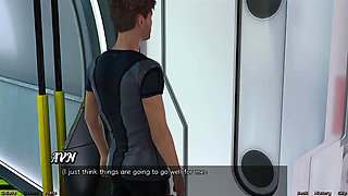 Stranded in Space - First Kiss with the Hot Ebony MILF