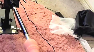 Sex Machine Unboxing and Testing Huge Orgasm