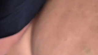 He CUMS Hard Inside Her Panties Under Her Skirt In a Crowded Bus