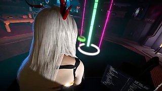 Two 3d cartoon cuties are ready for their bath