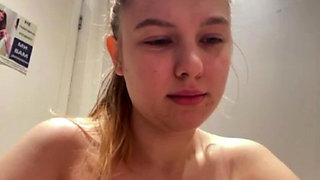 Girl in Latex Fucking in the Locker Room