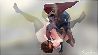 Helen Parr Anal Fucked By Black Superman Parody