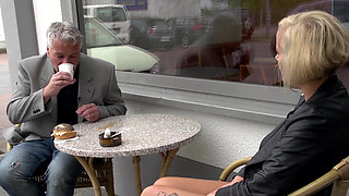 Tattooed big ass blonde loves to smash hard with her fucker