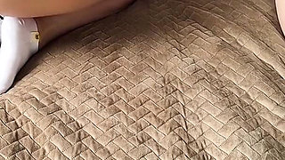 Schoolgirl and Classmate Left Alone at Home - First Sex Instead of Homework