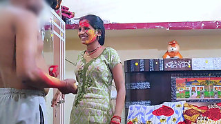 I Fucked the Neighbor's Sister-in-law While Playing Holi in Hindi Audio