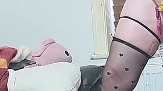 Femdom Blonde MILF Has Fun With Watersports On Partner Restrained In Toilet Box