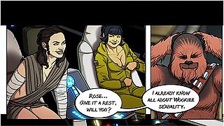 Rey Submits To Her Wookie Master Part 1-2 - Car Toon And Ahsoka Tano