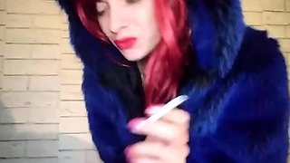 Mistress Marlena - Smoking Cork In Blue