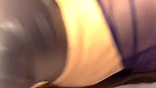 A Beauty in Leather Leggings Gets Passionate Sex and a Powerful Cumshot