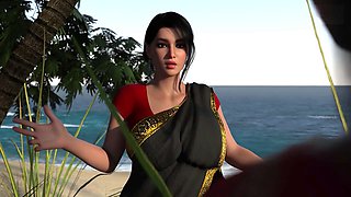 Indian college girls, beach, hard fuck