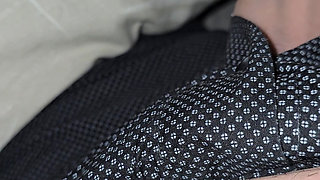 Step mom trains stepson 9 inch cock before with handjob before fuck