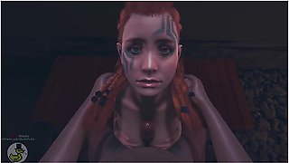 Aloy Giving A Blowjob Horizon Forbidden West 3d Porn