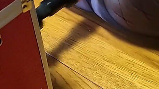 Julie Cunningham Fucked by a Machine While Wearing Black Pantyhose