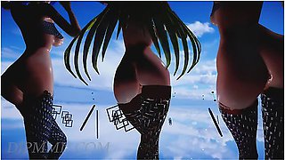 Mmdr18 Misaki With Misaka Sisters - Sistar - Shake It - 1310