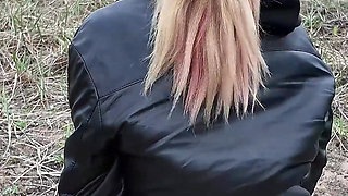 Small Teen Ass Gets Outdoor Stretched