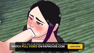 Dawn of Malice: shy girl, big cock blowjob in the college library ep 24