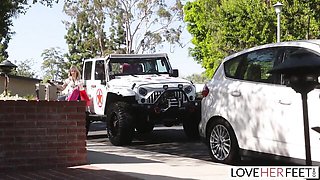 Hd trailer with graceful Sarah Vandella and Jake Adams from Love Her Feet