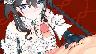 Honkai Star Rail - Ruan Mei X Caelus Passionate Sex - 3D Hentai Animation