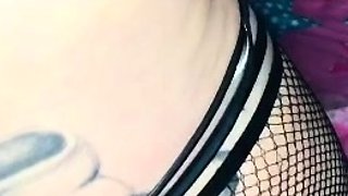 Blonde tight pussy babe solo toy fun in glamour masturbation