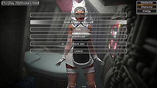 Ahsoka XXX - Fucking a Gym Girl and Ahsoka Tano's Buttocks